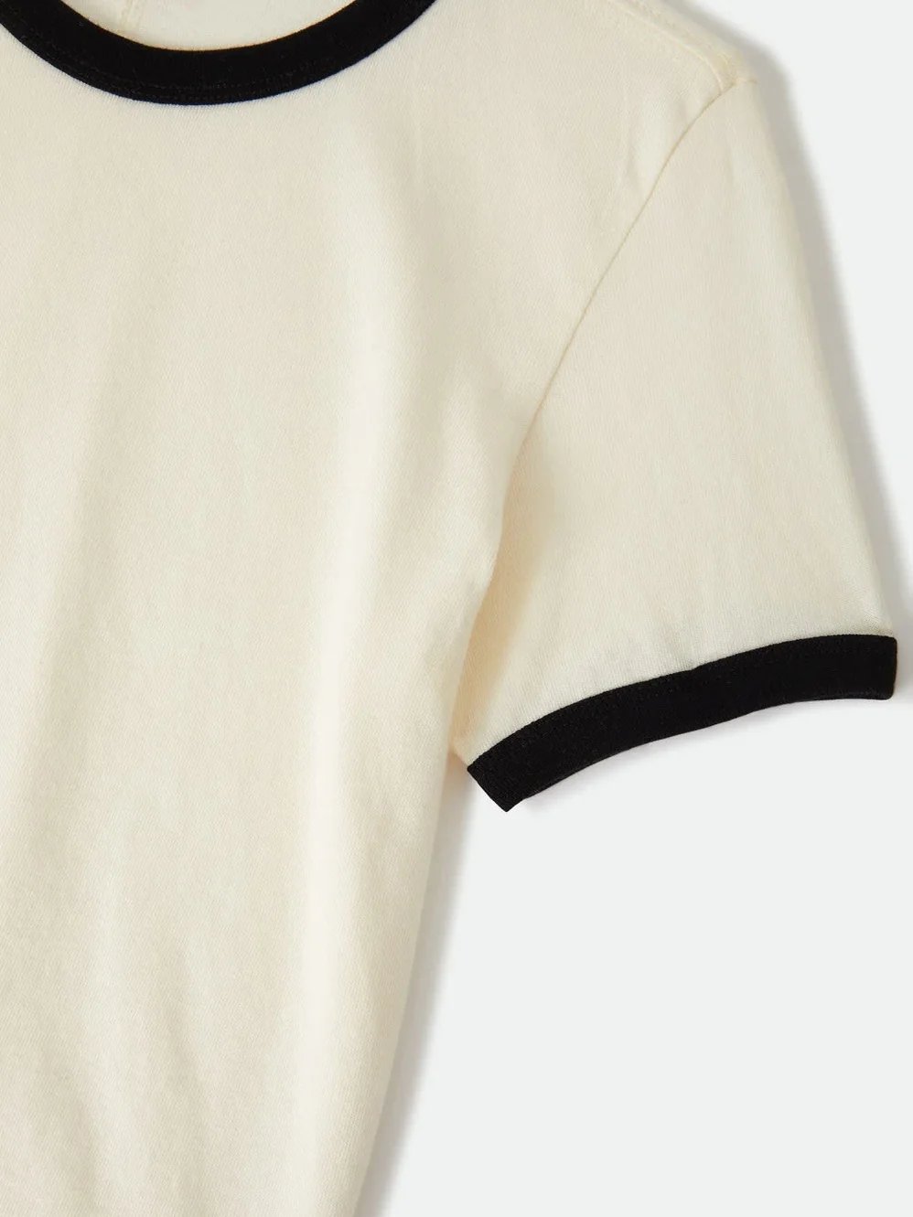 BRIXTON CAREFREE ORGANIC GARMENT DYE RINGER TEE