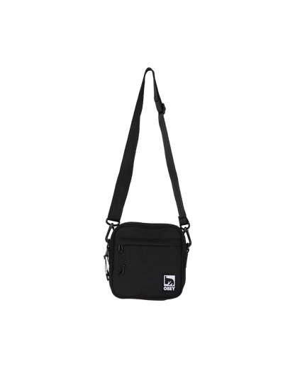 OBEY HALF EYE CROSSBODY BAG BLACK 