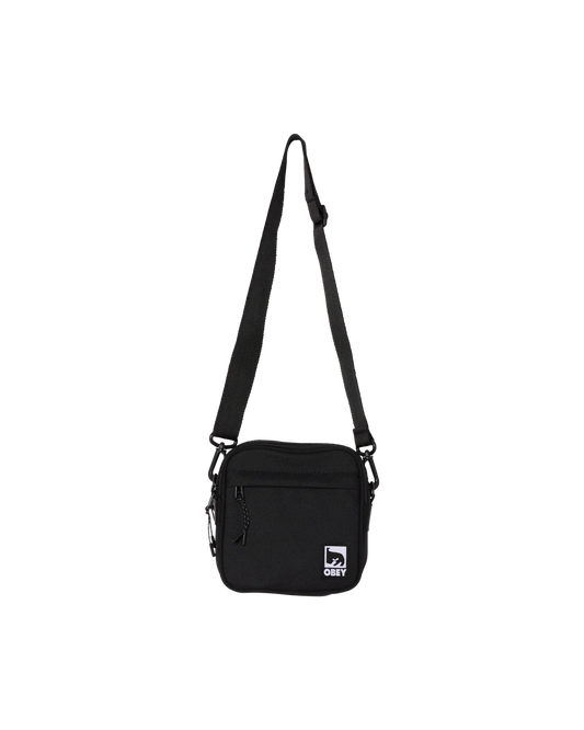 OBEY HALF EYE CROSSBODY BAG BLACK 