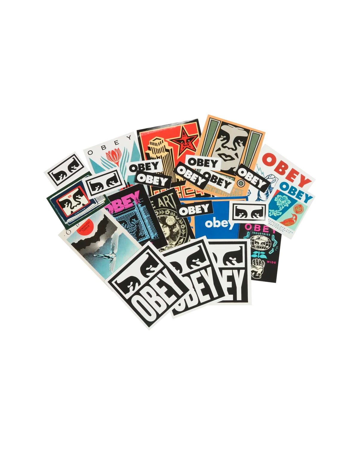 OBEY STICKER PACK 7 ASSORTED 