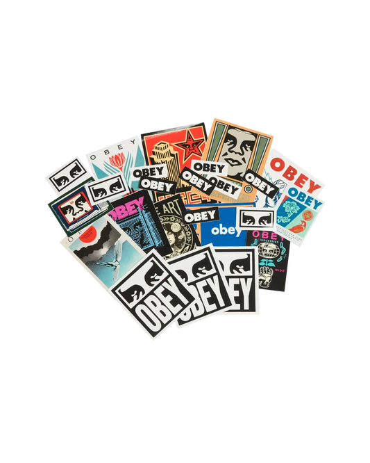 OBEY STICKER PACK 7 ASSORTED 