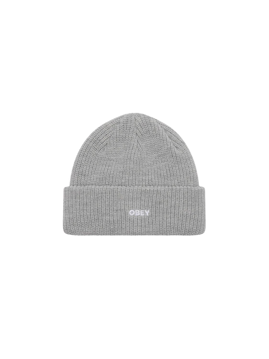 OBEY FUTURE BEANIE HEATHER GREY