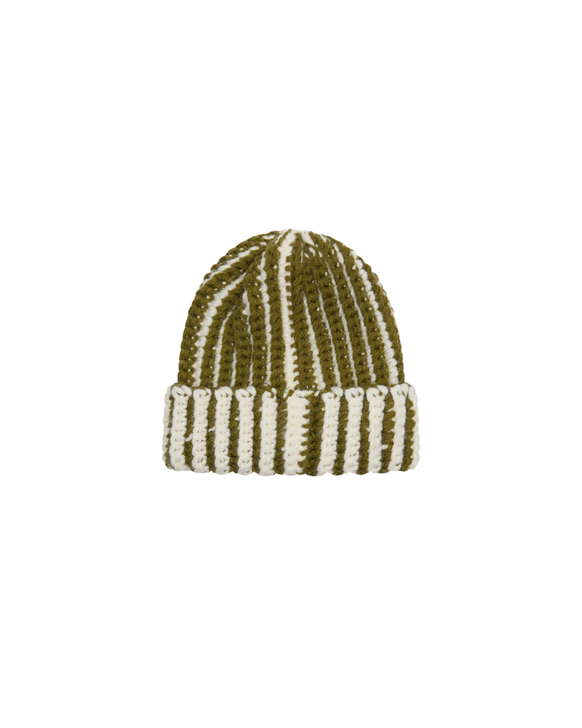 OBEY SCOUT CHUNKY BEANIE MOSS GREEN MULTI 