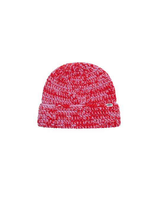 OBEY DESMOND CROCHET BEANIE SALSA MULTI 