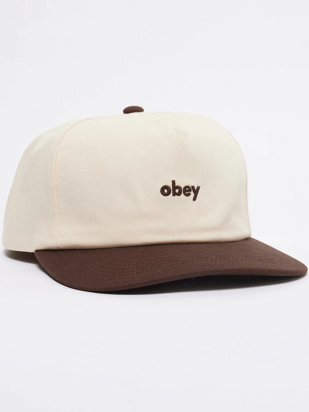 OBEY CASE 5 PANEL SNAPBACK UNBLEACHED MULTI