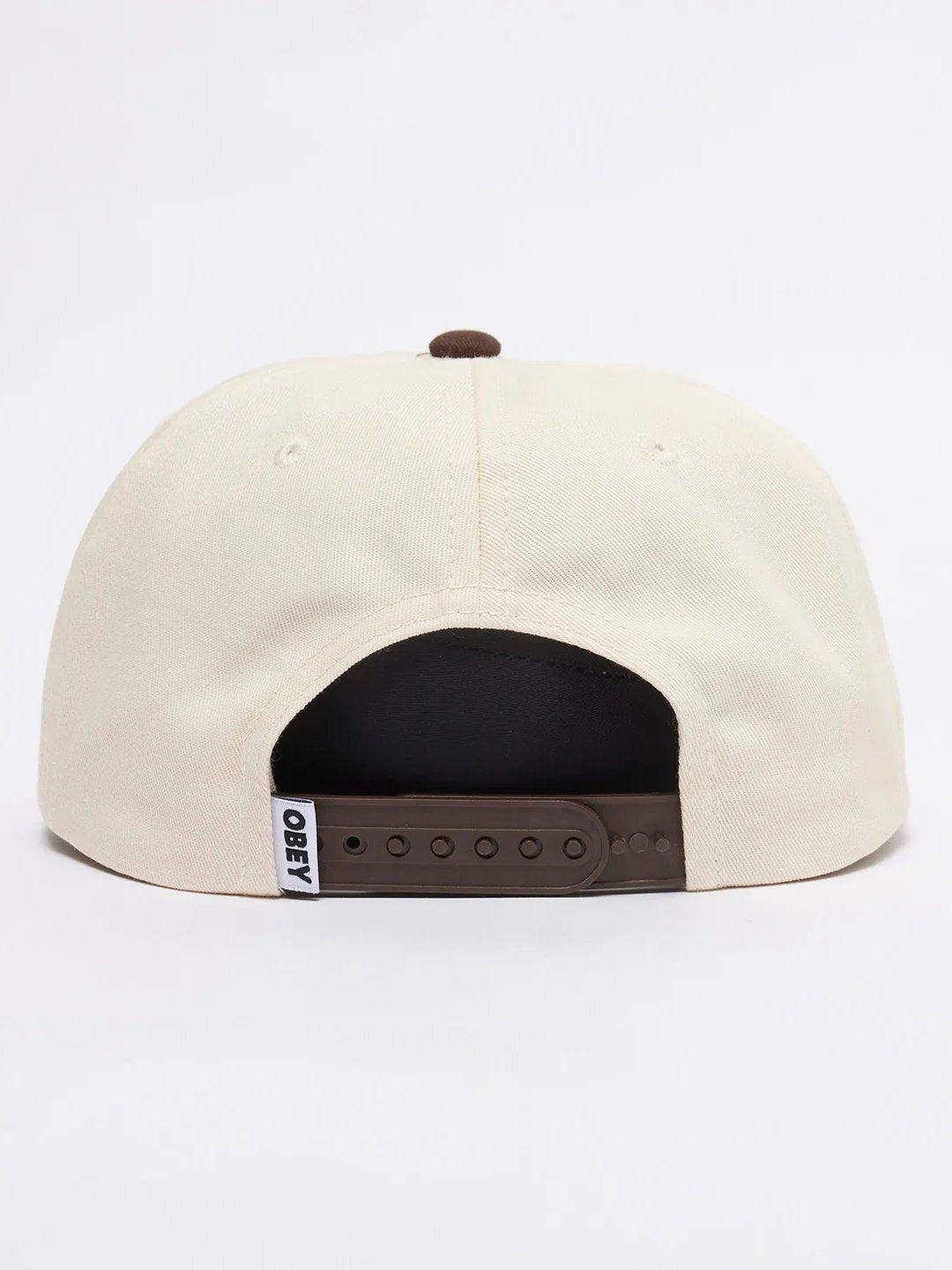 OBEY CASE 5 PANEL SNAPBACK UNBLEACHED MULTI