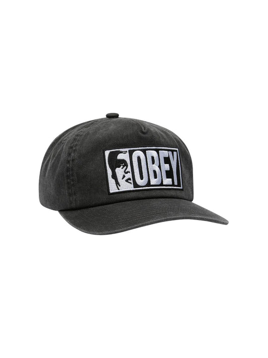 OBEY PIGMENT HALF ICON HOPE 5 PANEL PIGMENT BLACK