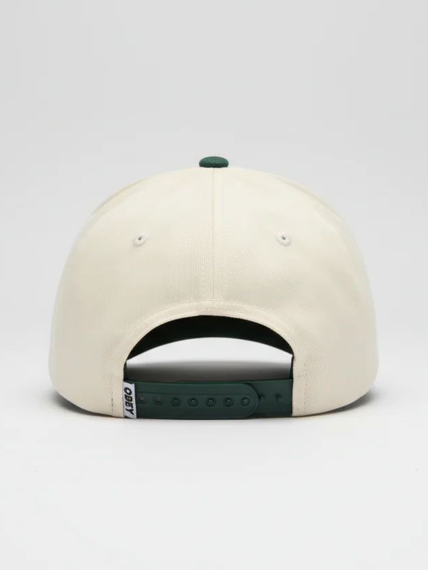OBEY DELTA 5 PANEL SNAPBACK SPRUCE MULTI 