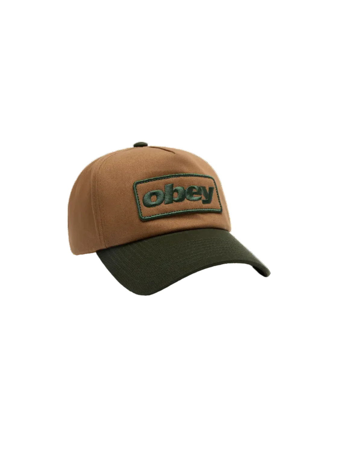OBEY RANCH 5 PANEL SNAPBACK DEEP FOREST 