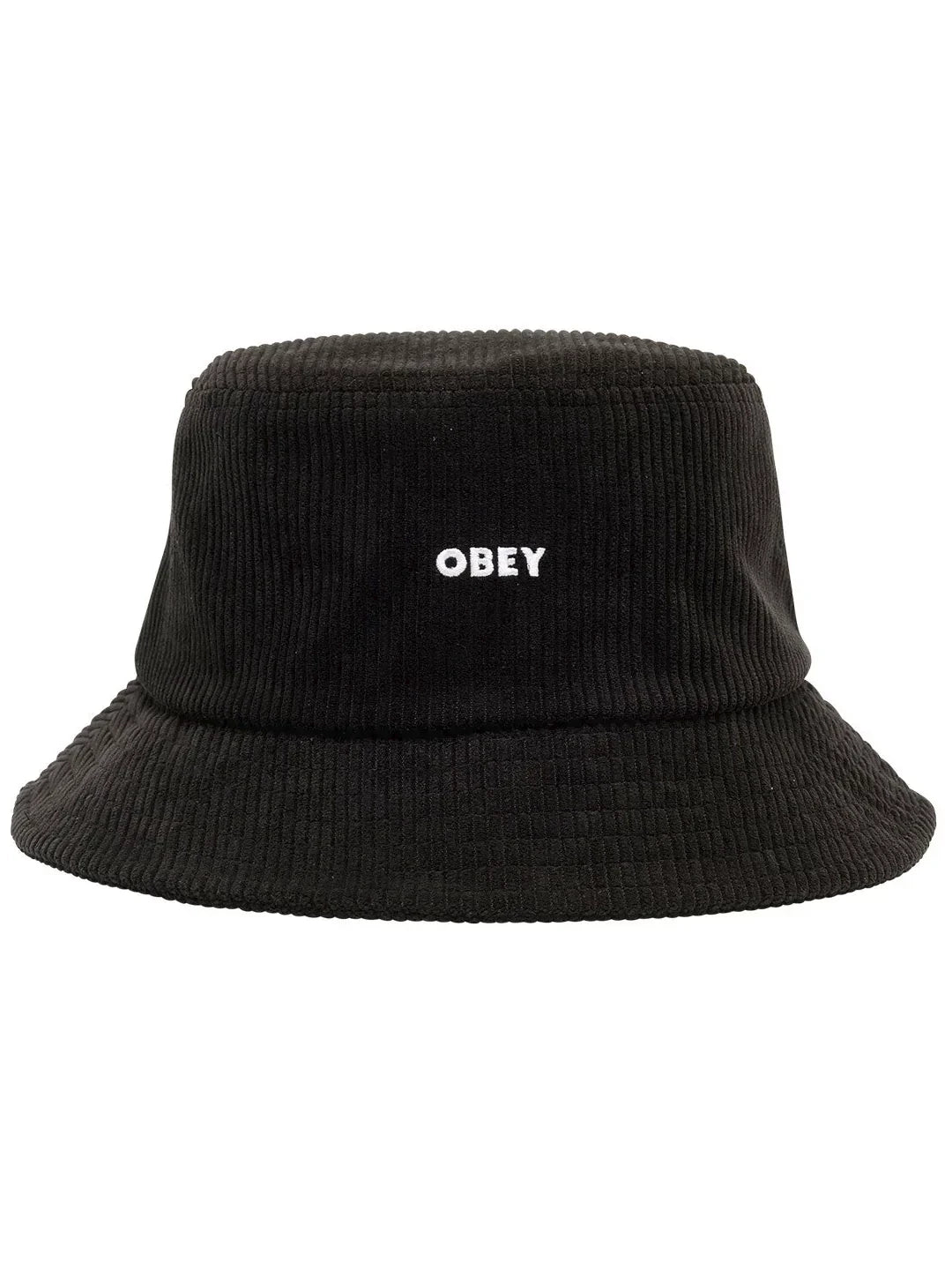 OBEY BOLD CORD BUCKET HAT BLACK 