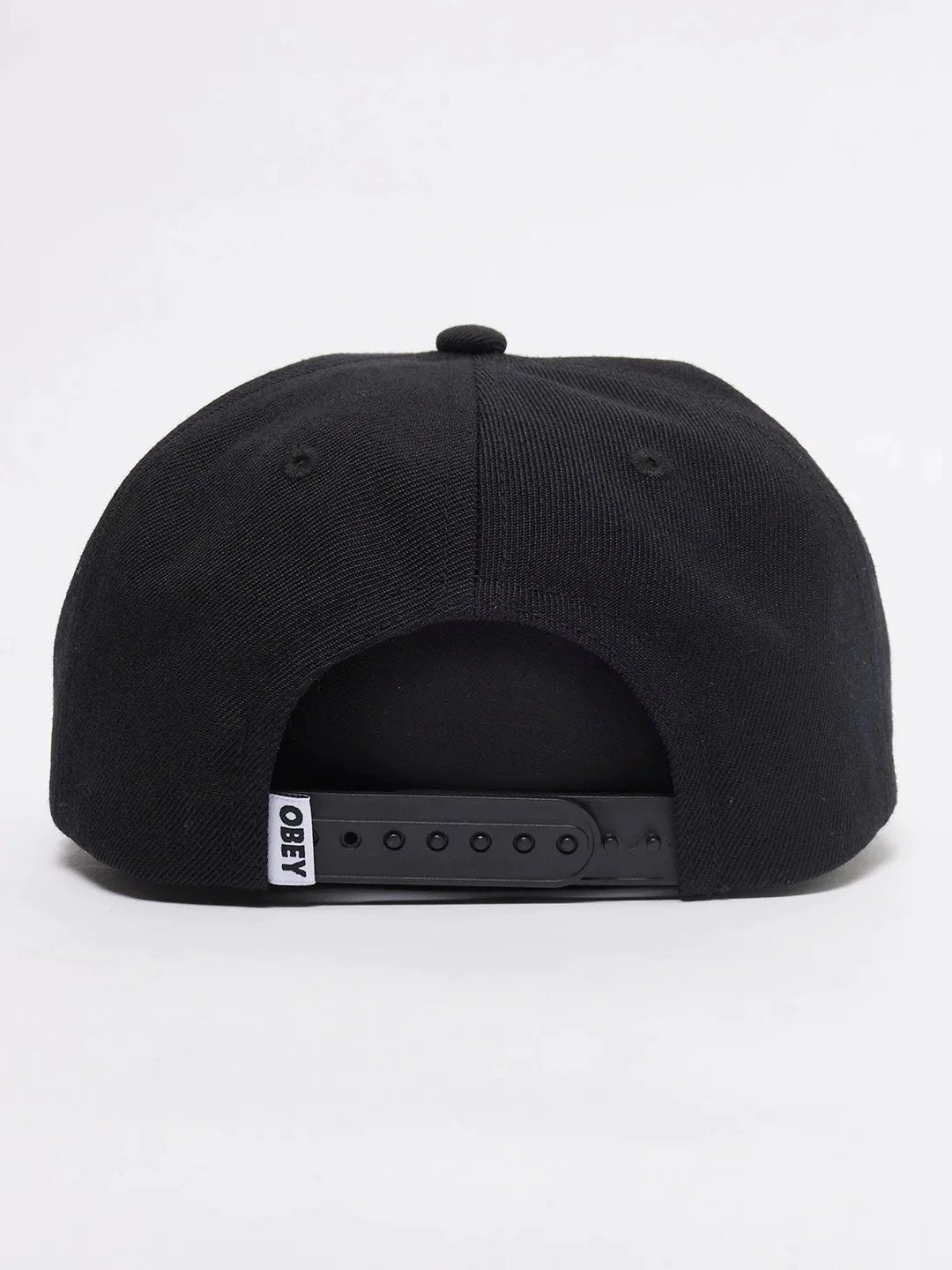 OBEY CASE 6 PANEL CLASSIC SNAPBACK BLACK