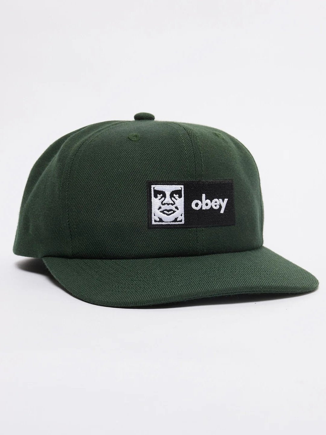 OBEY CASE 6 PANEL CLASSIC SNAPBACK DARK CEDAR