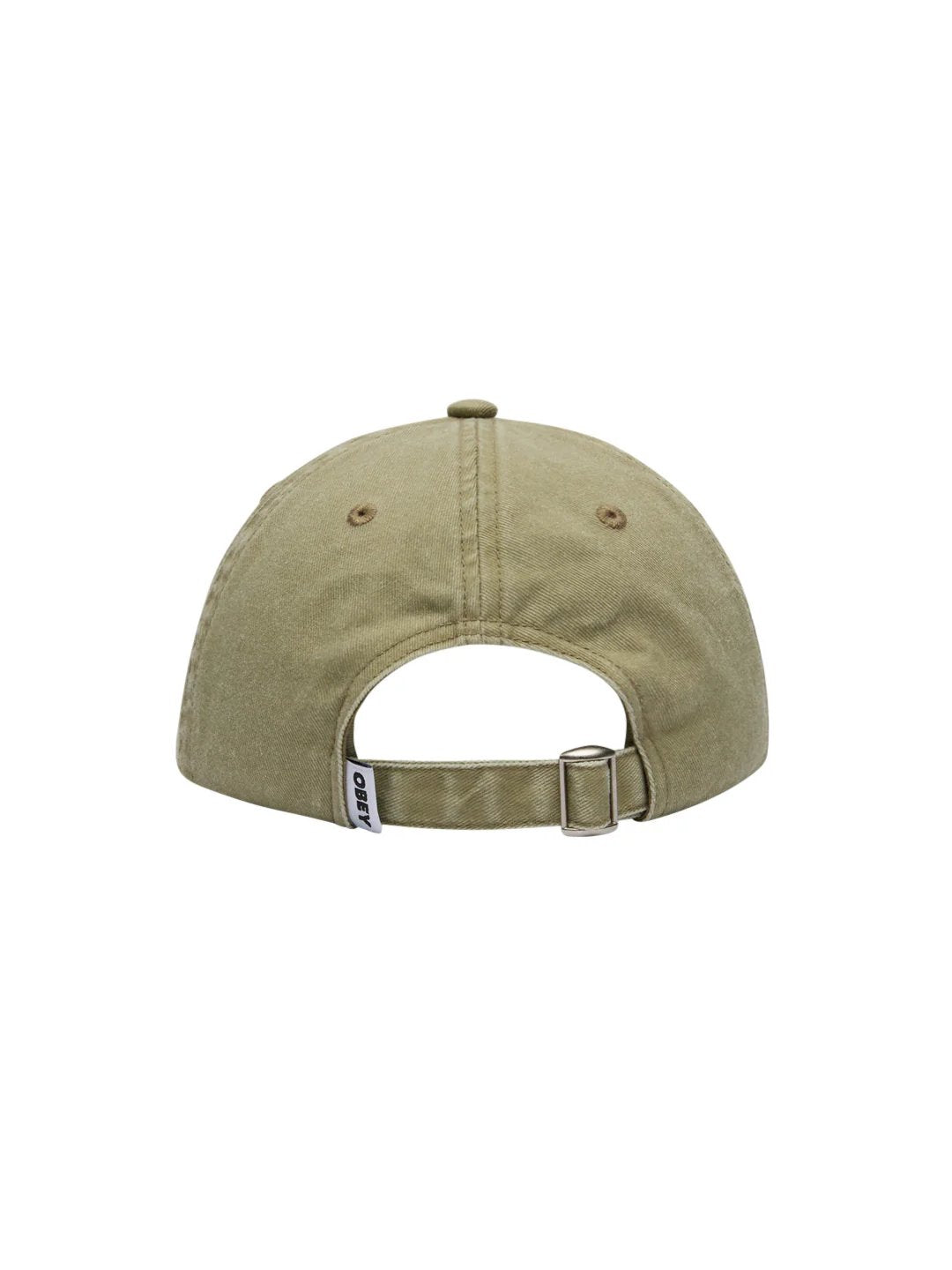 OBEY 2 TONE BOLD 6 PANEL STRAPBACK PIGMENT KHAKI MULTI