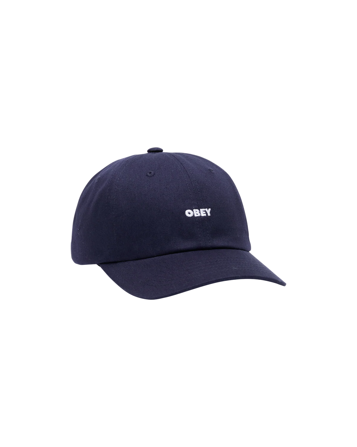 OBEY BOLD CURVE 6 PANEL STRAPBACK OBSIDIAN 