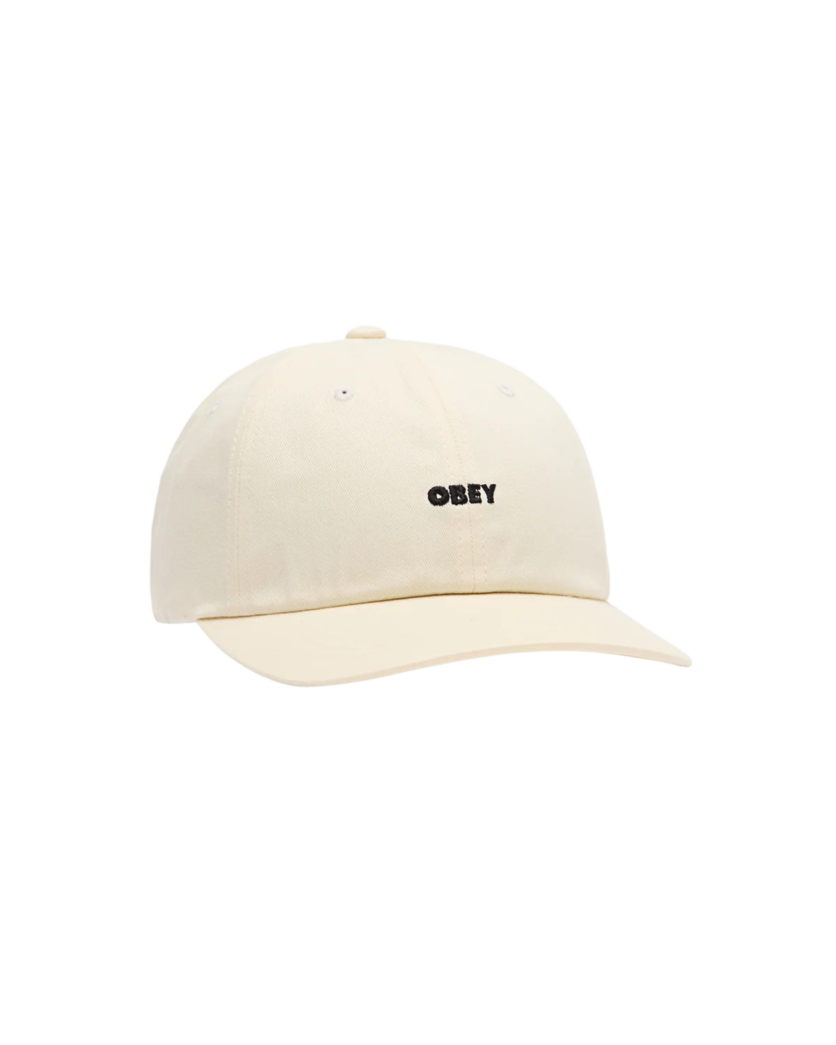 OBEY BOLD CURVE 6 PANEL STRAPBACK UNBLEACHED 