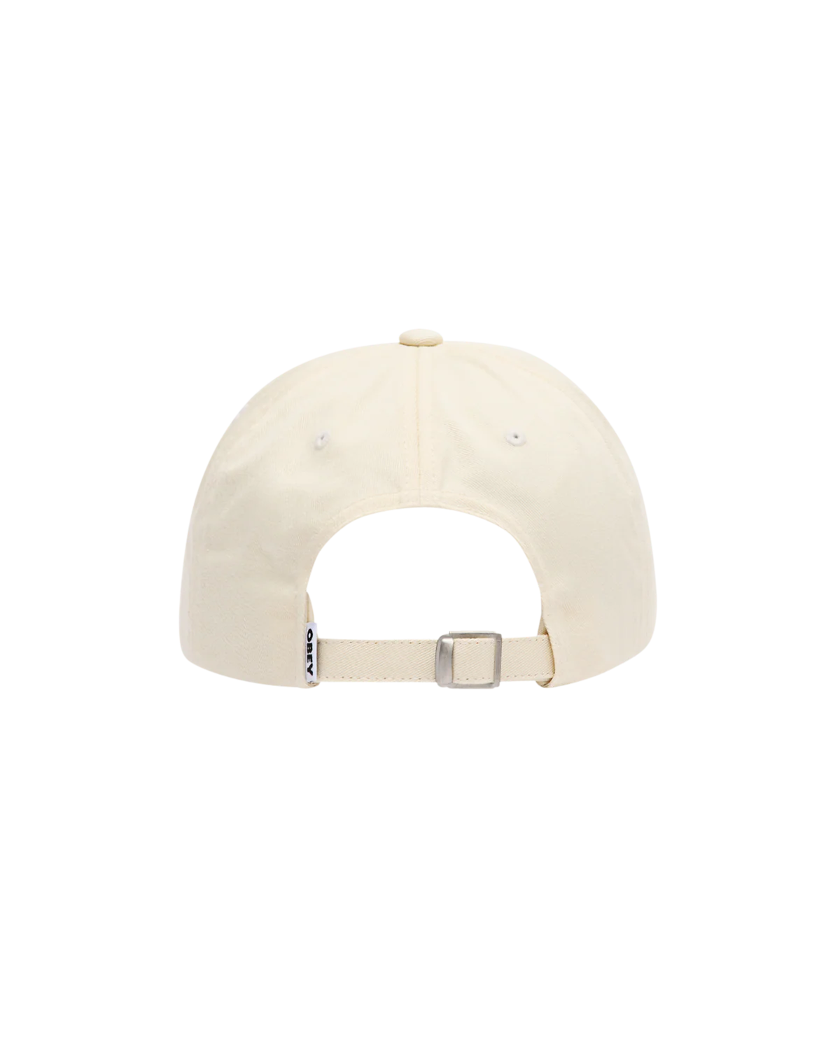 OBEY BOLD CURVE 6 PANEL STRAPBACK UNBLEACHED 