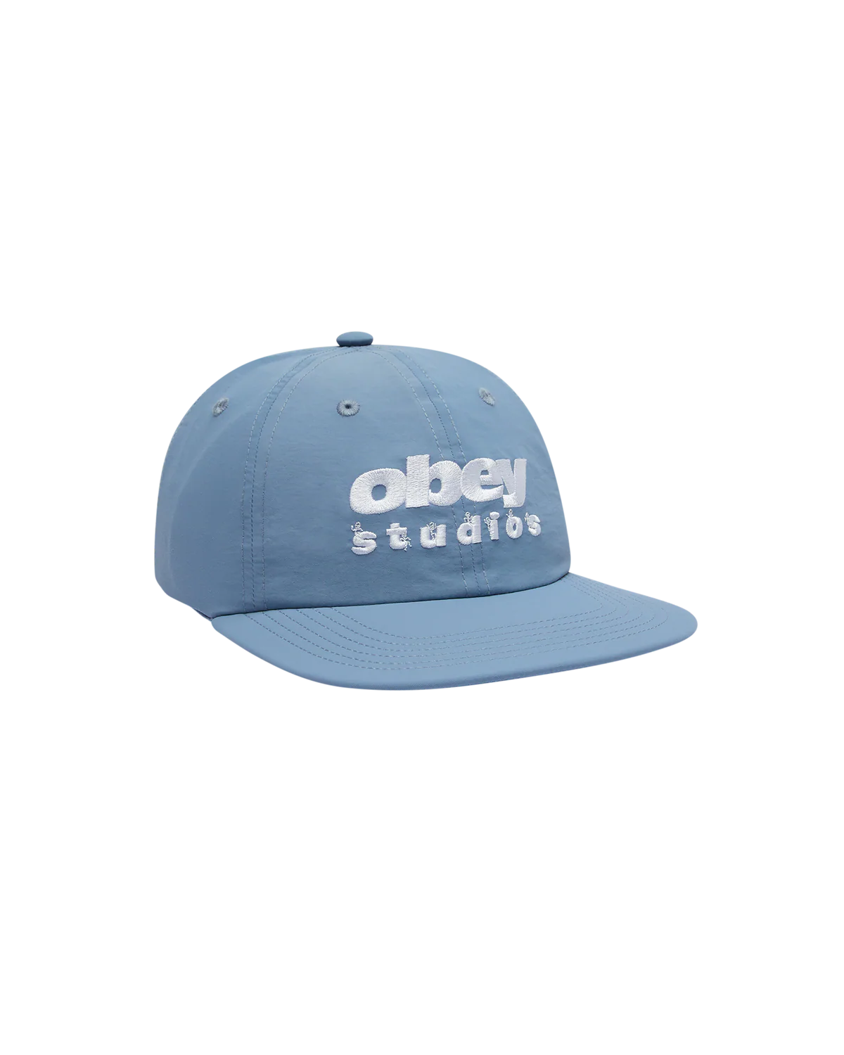 DANCE STUDIO NYLON 6 PANEL HAT BLUE FOG