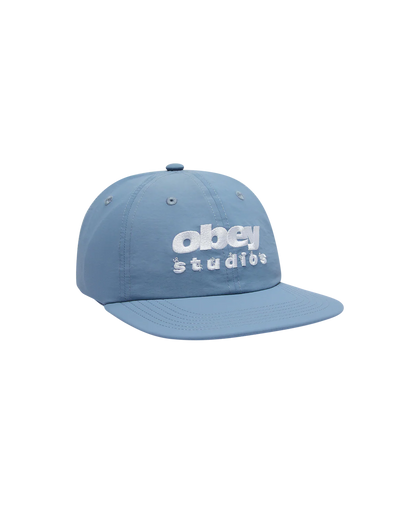 DANCE STUDIO NYLON 6 PANEL HAT BLUE FOG