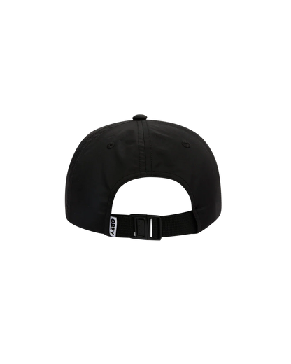 DANCE STUDIO NYLON 6 PANEL HAT BLACK 