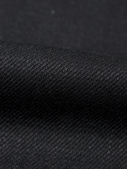 NAKED & FAMOUS EASY GUY SOLID BLACK SELVEDGE