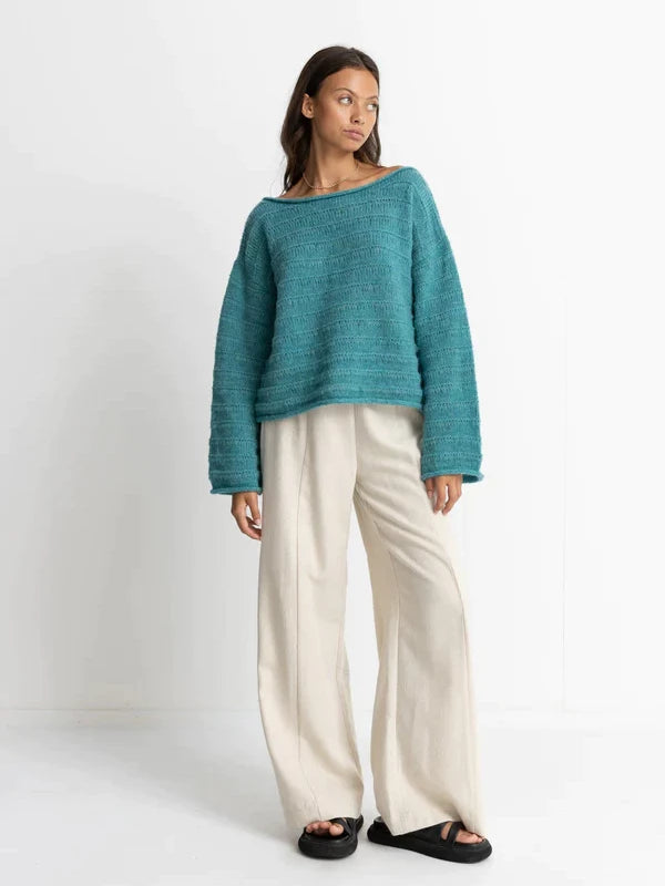 RHYTHM BAKLAVA KNIT SEA GREEN
