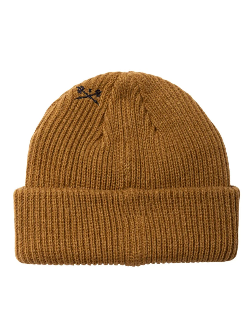 DARK SEAS CHUNK BEANIE BROWN