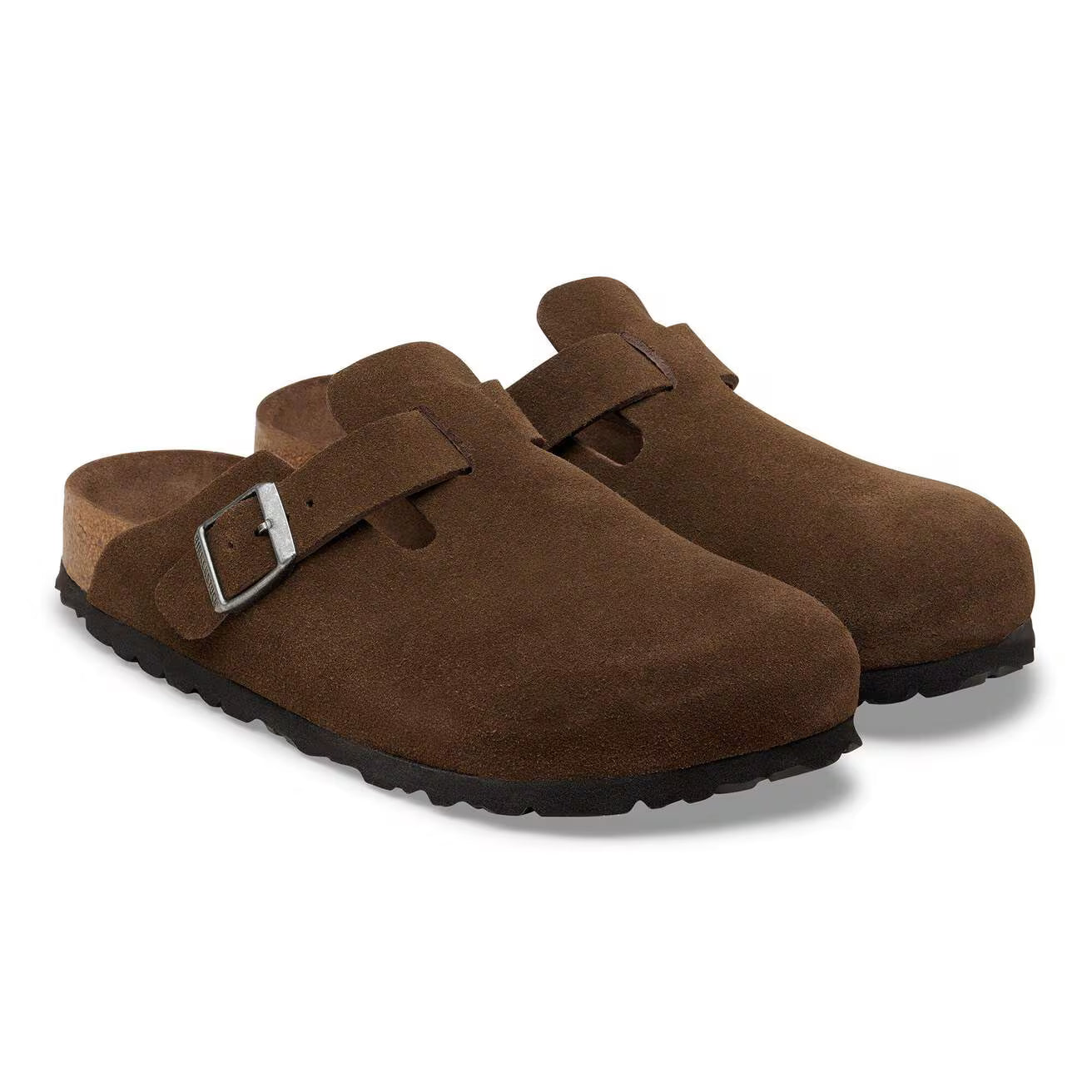 BIRKENSTOCK BOSTON SOFT FOOTBED SUEDE LEATHER CARAFE 