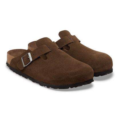 BIRKENSTOCK BOSTON SOFT FOOTBED SUEDE LEATHER CARAFE 