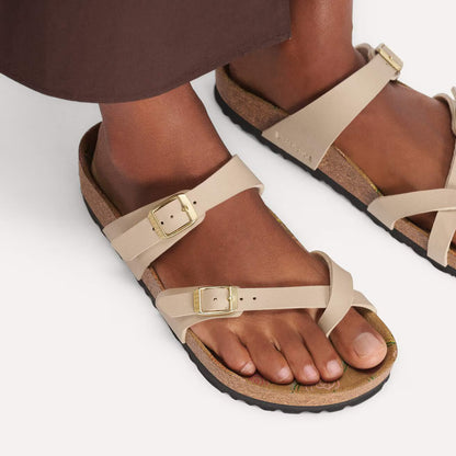 BIRKENSTOCK MAYARI BIRKO-FLOR SANDCASTLE PRINT 
