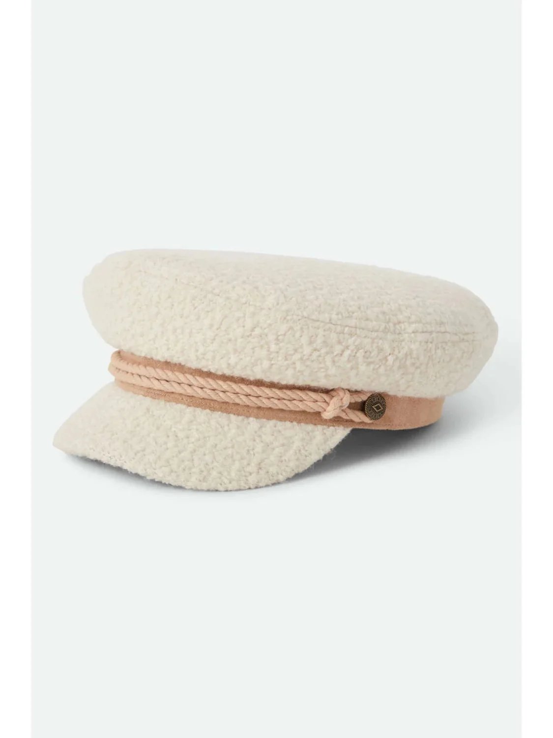 BRIXTON FIDDLER CAP NATURAL SHERPA 