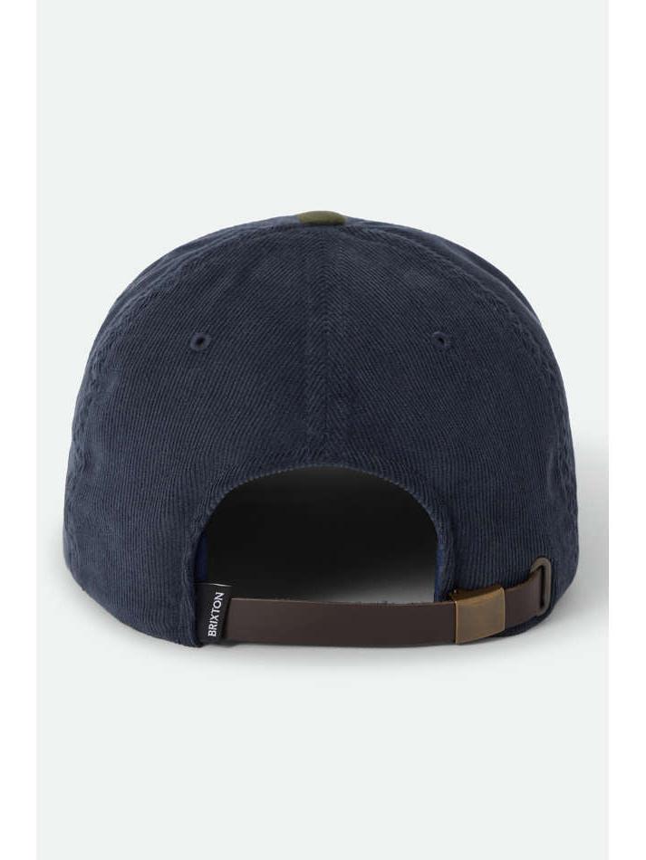 BRIXTON BIG B ADJUSTABLE CAP WASHED NAVY/DARK OLIVE 