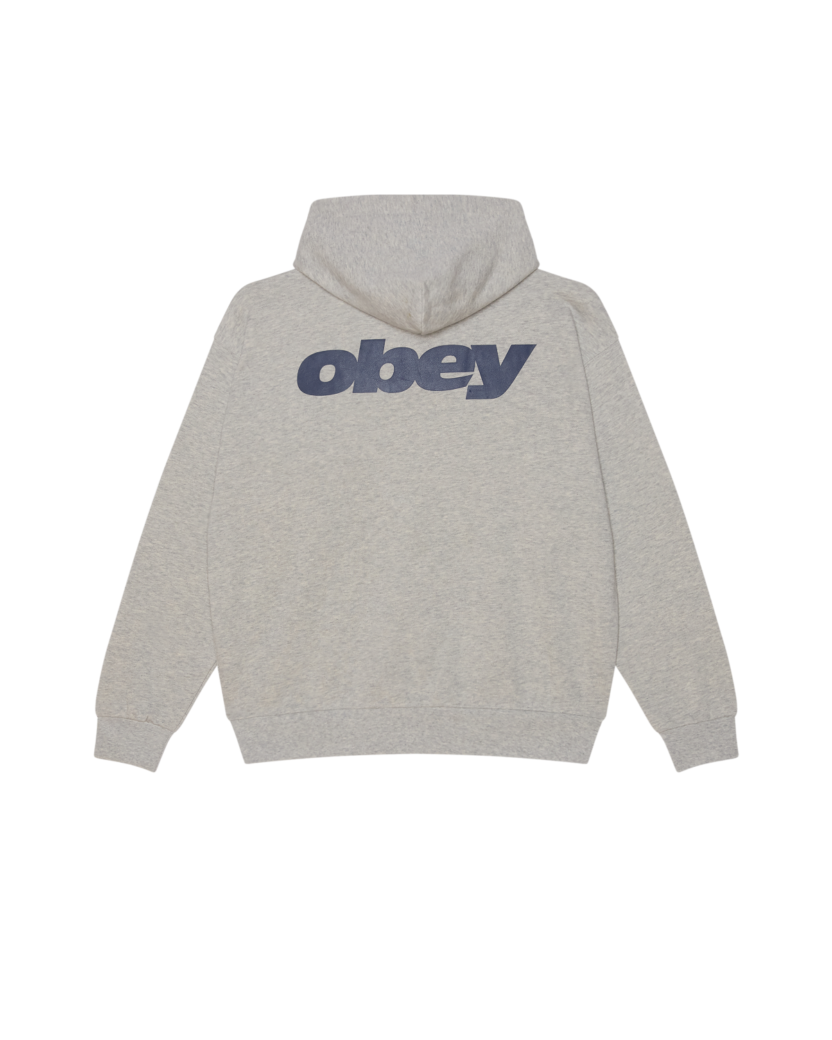 OBEY LEAGUE PULLOVER HOODIE ASH GREY 