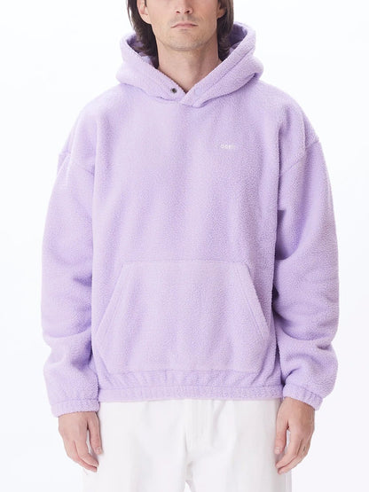 OBEY BOLD POLAR PULLOVER HOOD DIGITAL LAVENDER