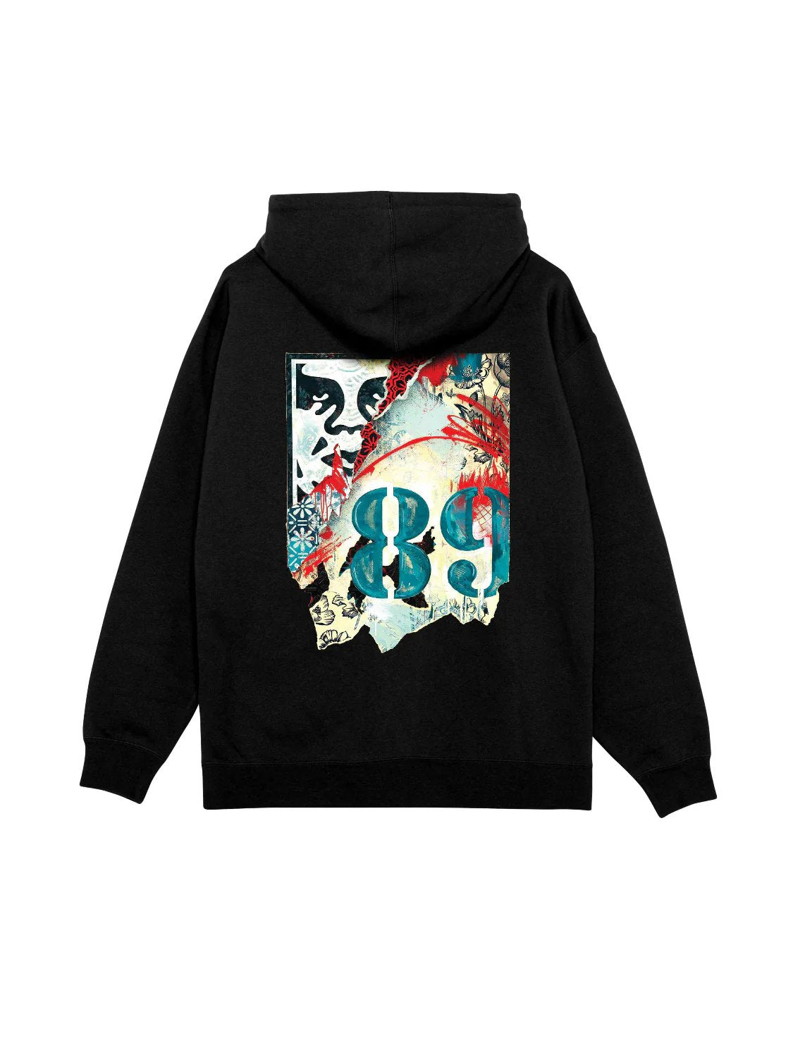 OBEY LISBON ICON HOODIE BLACK 