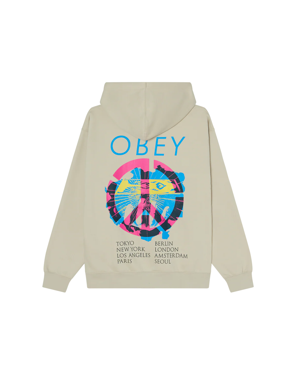 OBEY PEACE BRICK PULLOVER HOOD