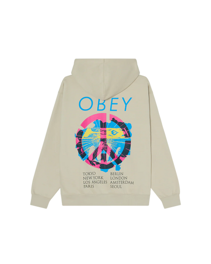 OBEY PEACE BRICK PULLOVER HOOD