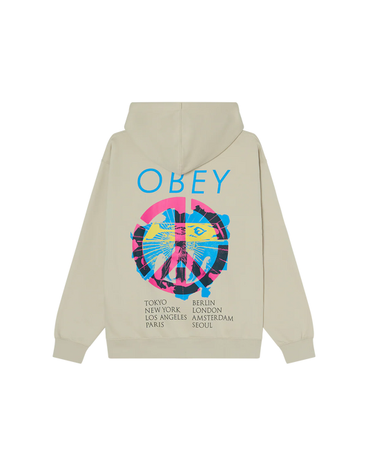 OBEY PEACE BRICK PULLOVER HOOD