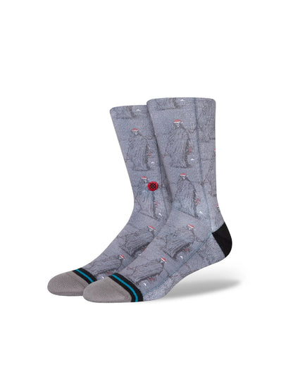 STANCE HOLIDEATH POLY CREW SOCKS GREY