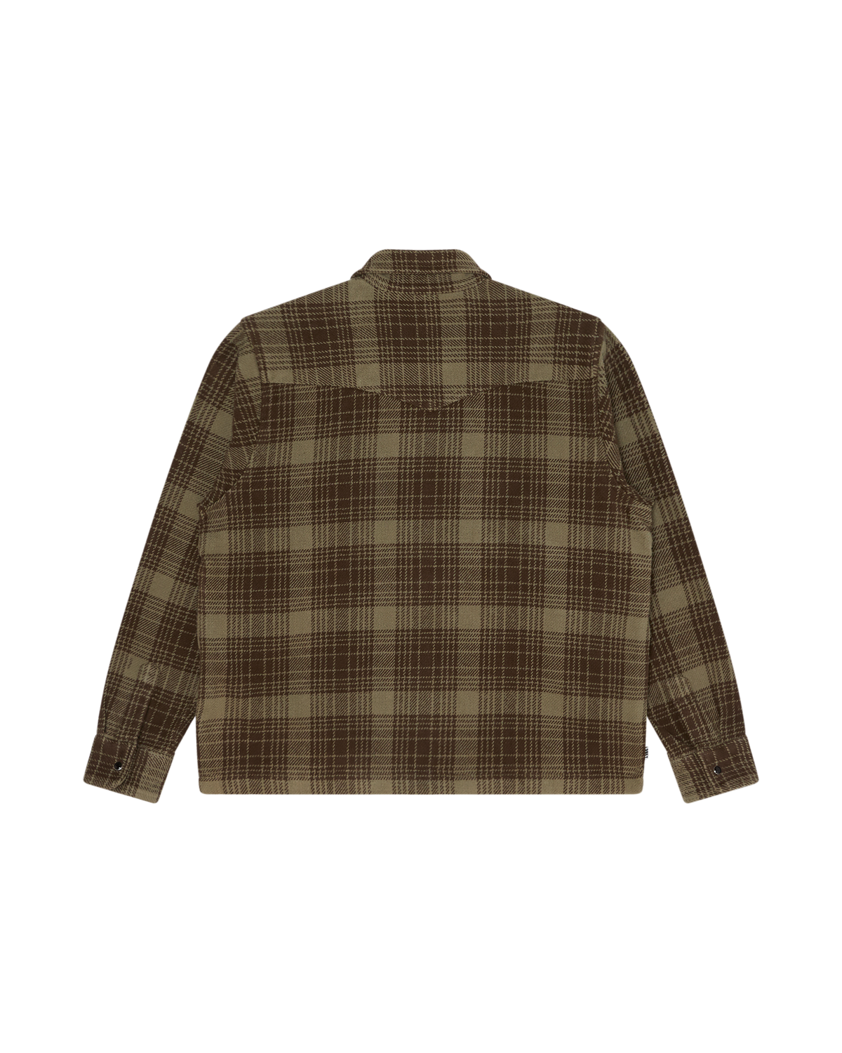 OBEY WILLIE ZIP SHIRT JACKET TURKISH COFFEE