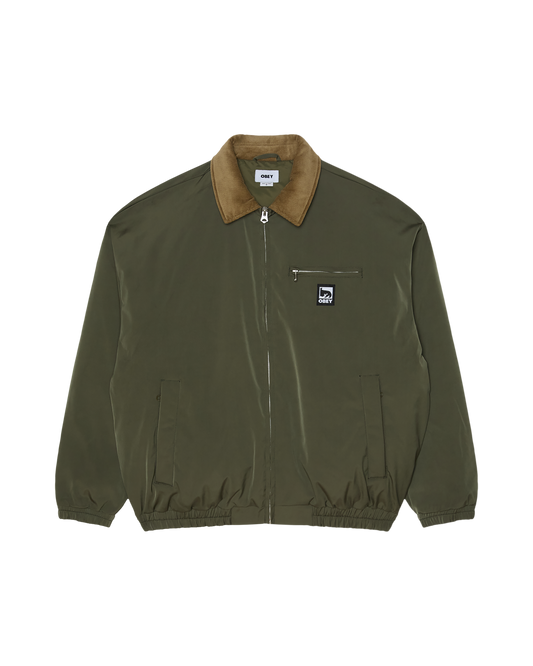 OBEY ELYSIAN JACKET GRAPE LEAF 