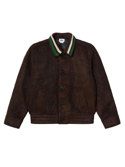 OBEY ARDEN BLOUSON JACKET JAVA BROWN 