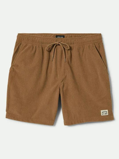 BRIXTON EVERYDAY CORDUROY SHORT KHAKI