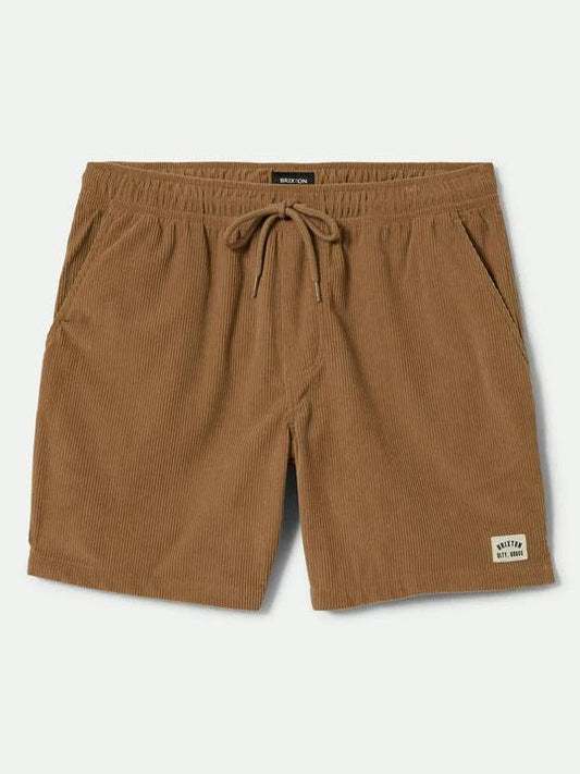 BRIXTON EVERYDAY CORDUROY SHORT KHAKI