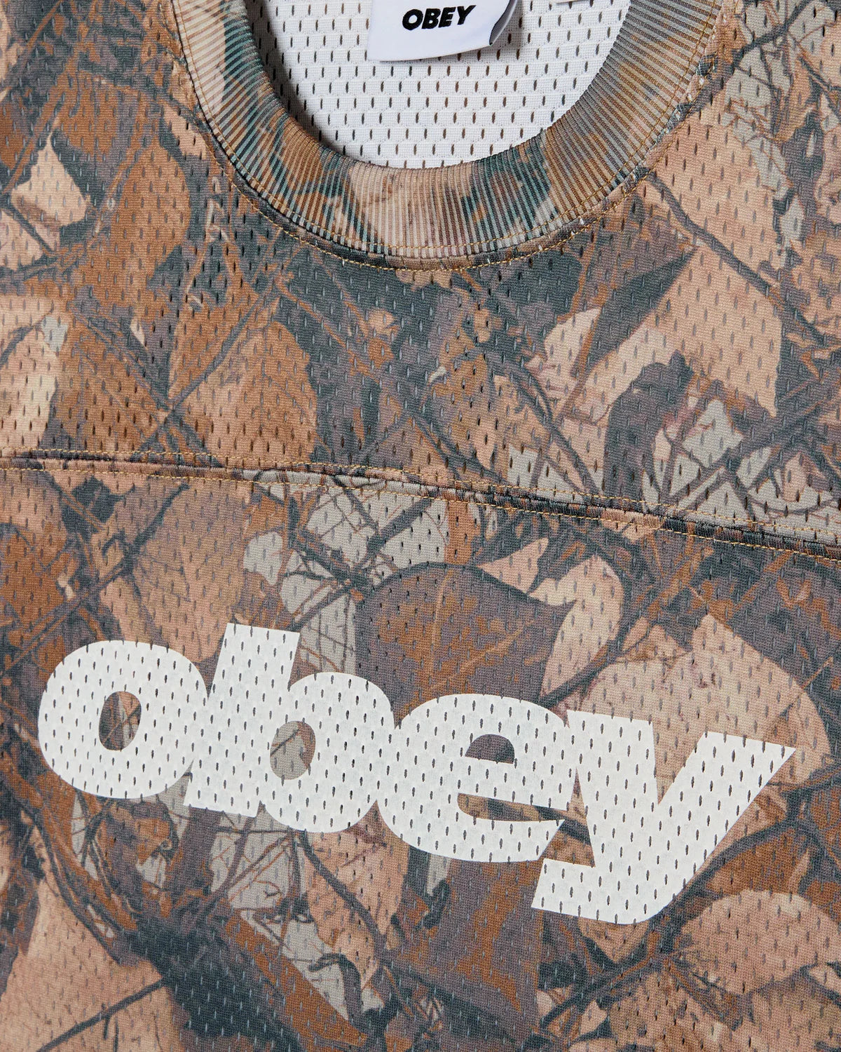 OBEY PRACTICE JERSEY FENCE CAMO