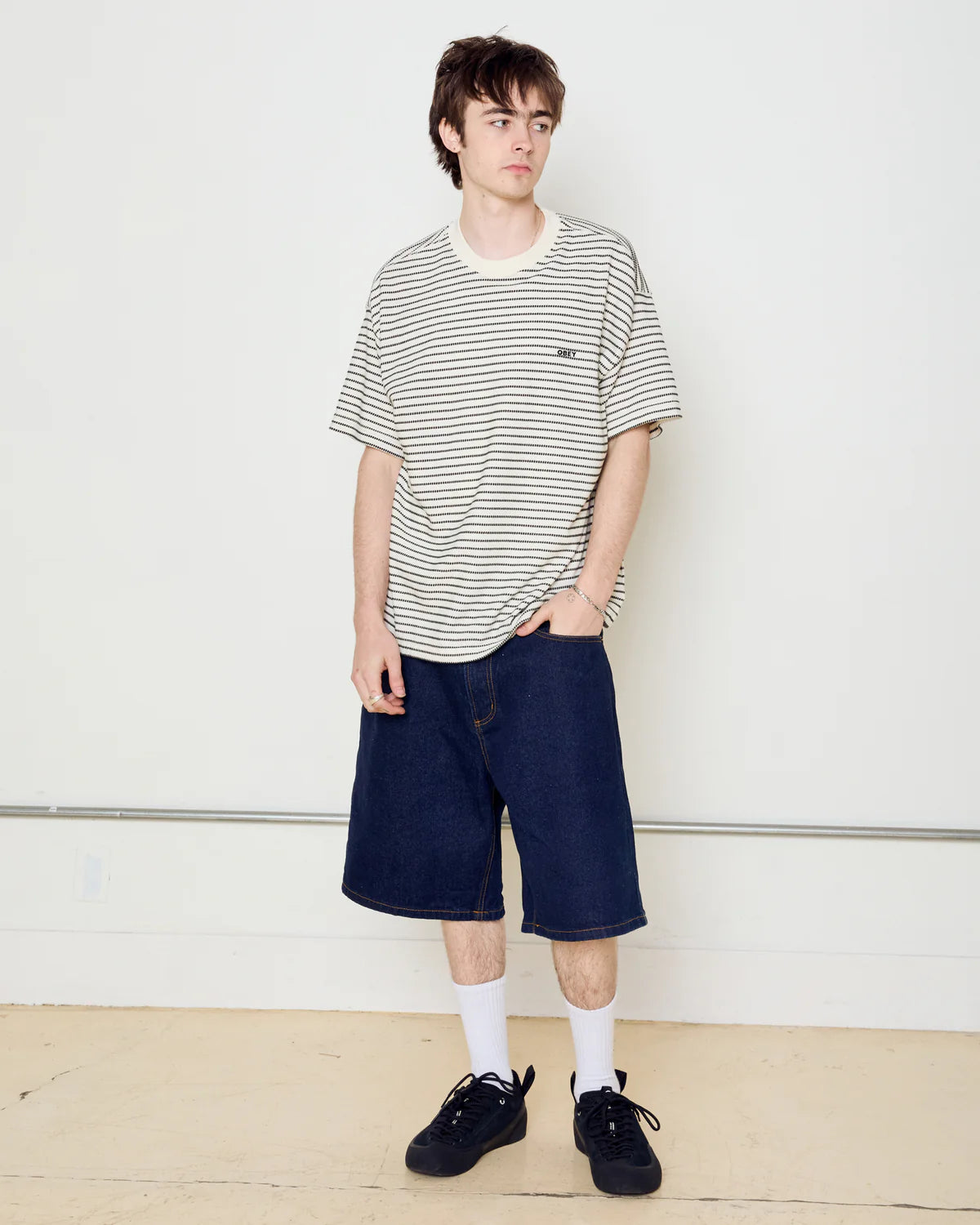 OBEY EDWIN TEE CREAM MULTI 