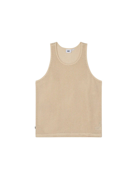 OBEY MORRO MESH TANK WOOD ASH
