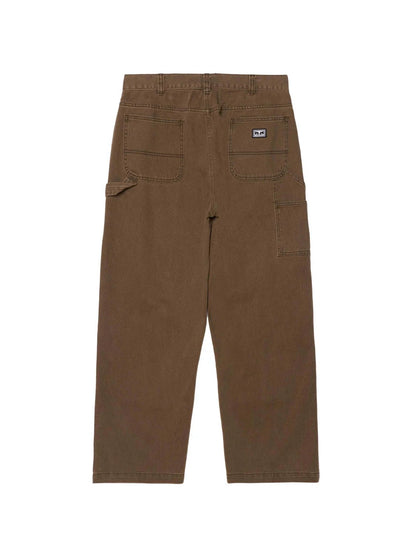 OBEY BIGWIG DENIM CARPENTER PANT WREN FADED WASH 
