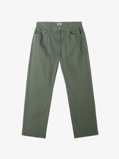 OBEY HARDWORK PIGMENT DENIM DUCK GREEN