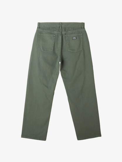 OBEY HARDWORK PIGMENT DENIM DUCK GREEN