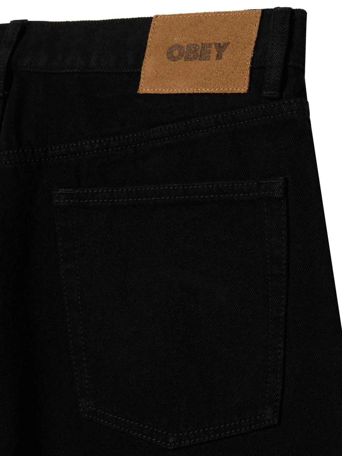 OBEY CLASSIC BAGGY DENIM RINSE BLACK 